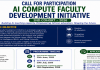 Call for Applications in Artificial Intelligence Capacity Development