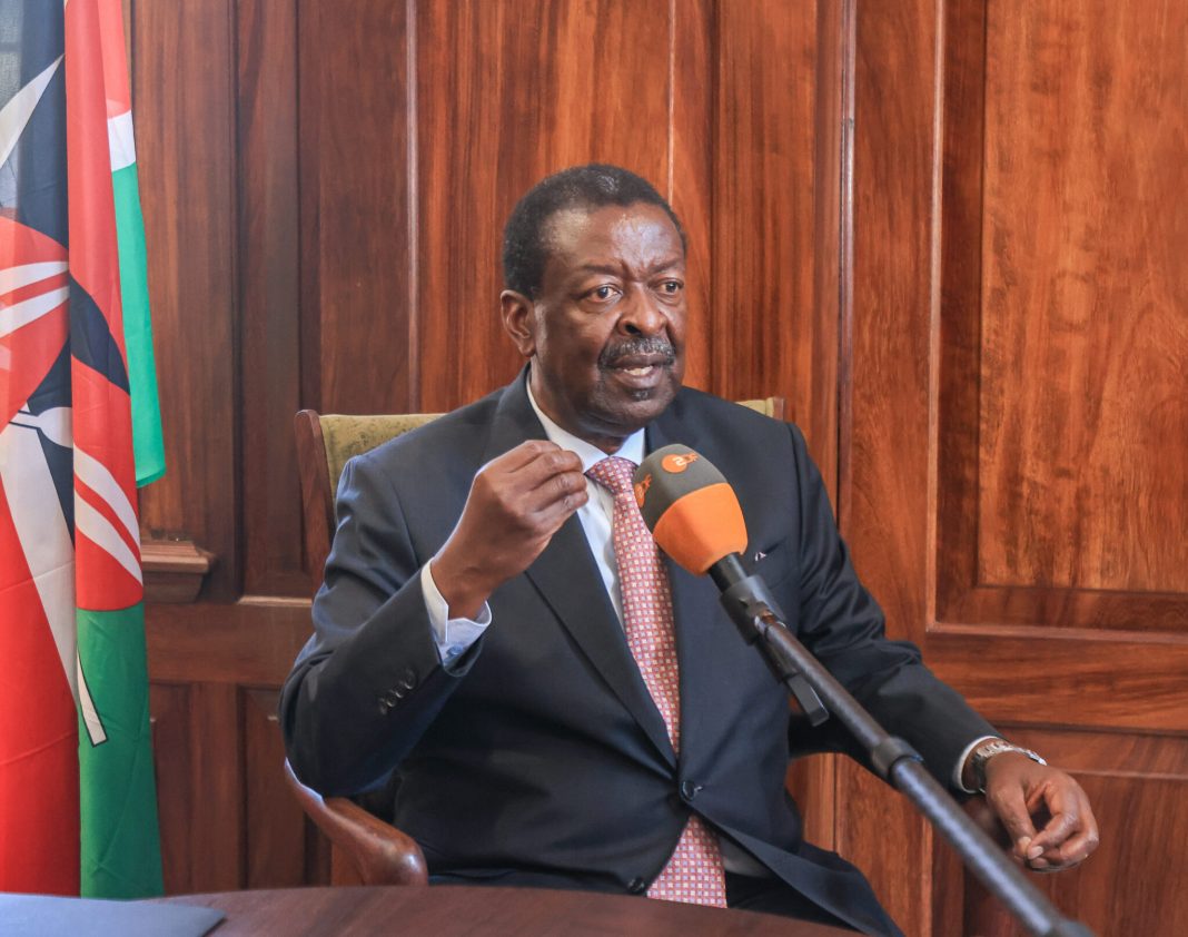 Prime Cabinet Secretary Musalia Mudavadi