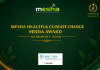 MESHA Hosts Inaugural Health, Climate Change Journalism Awards
